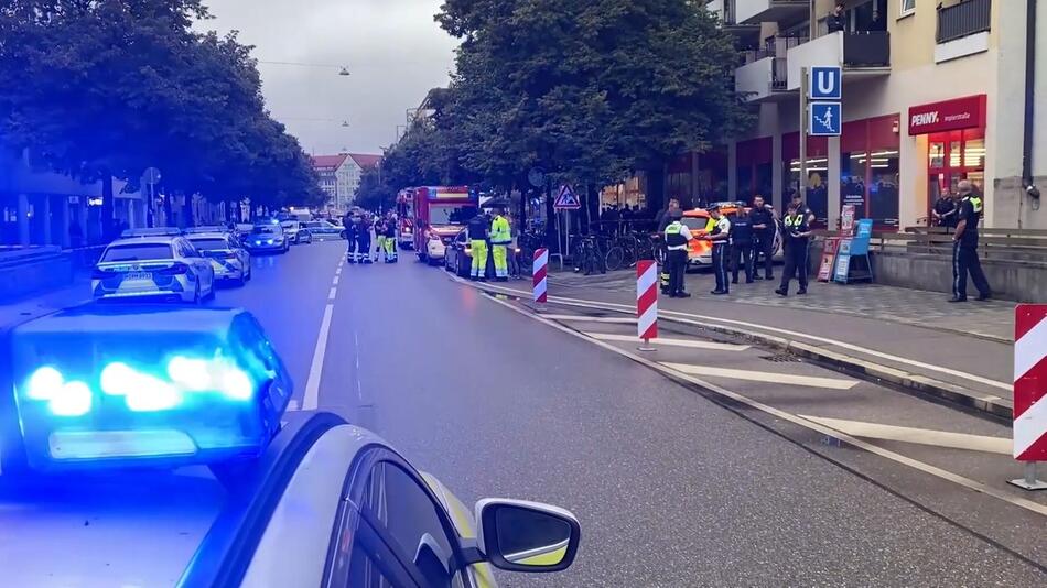 Polizeieinsatz in Münchner Supermarkt