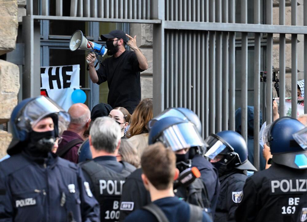 Propalästinensische Aktion an der Humboldt-Universität