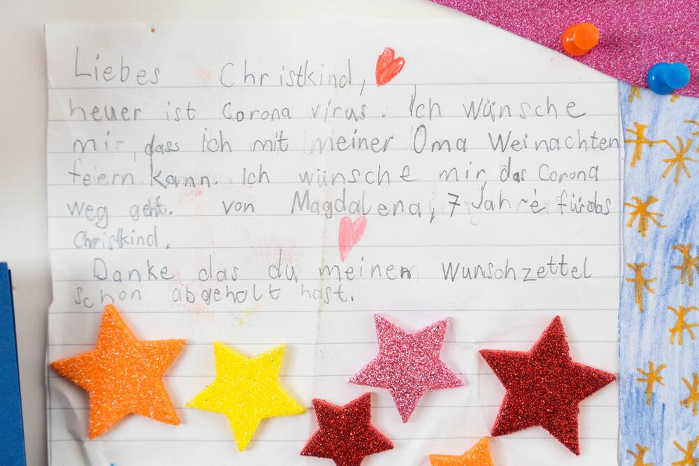 Wunschzettel, Christkind