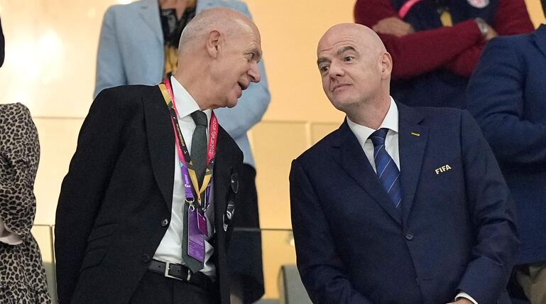 Bernd Neuendorf und Gianni Infantino