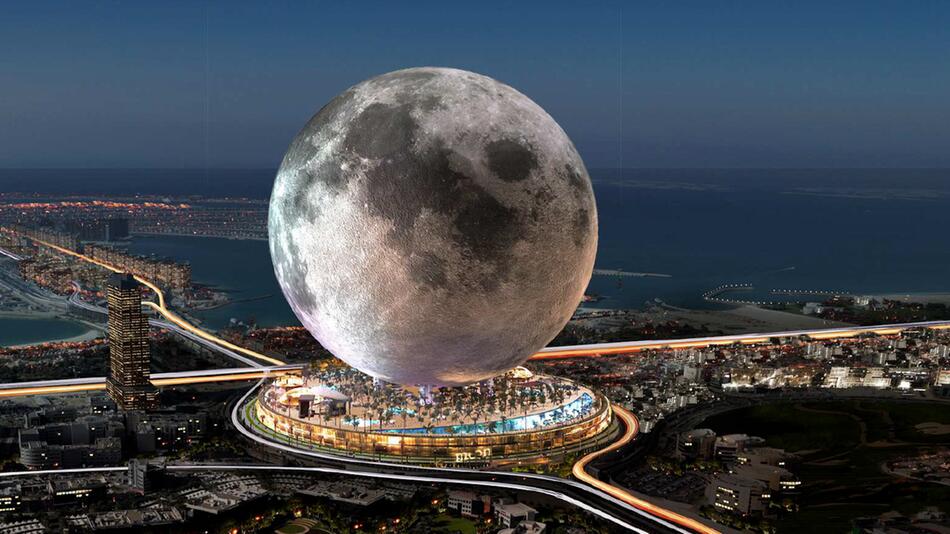 Weltraum-Hype: Gigantisches Mond-Hotel in Dubai geplant