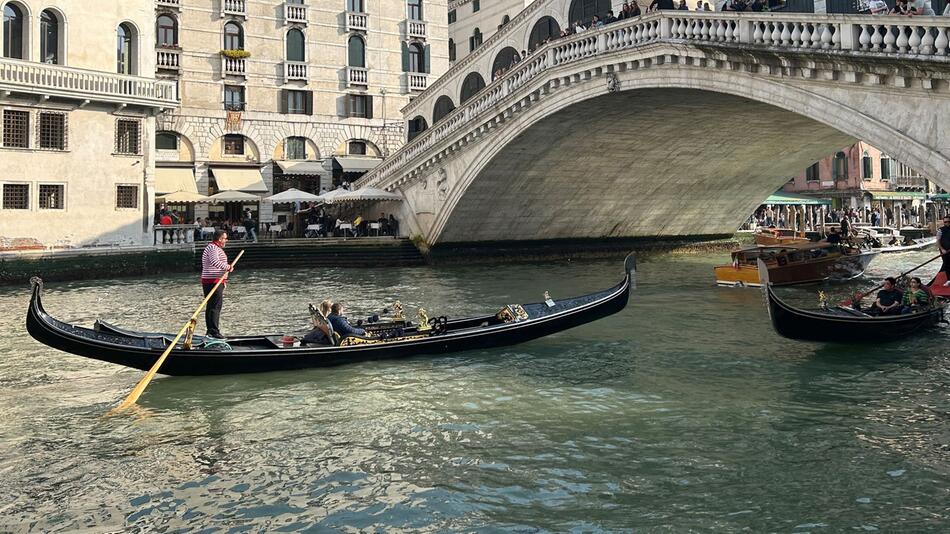 Die Rialtobrücke in Venedig