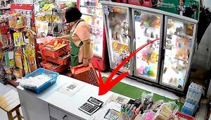 Horror-Moment: Ladenbesitzerin entgeht knapp umstürzendem Kühlschrank