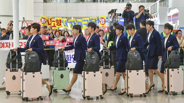 Nordkorea, Südkorea, Fußball, Asian Champions League der Frauen, Diplomatie