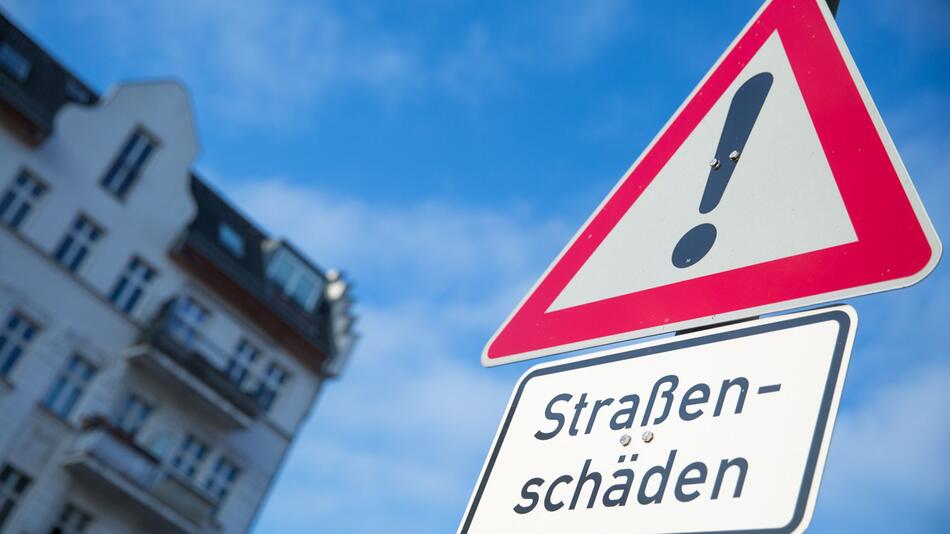 Strassenschaeden in Berlin