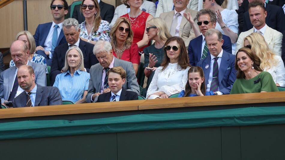 Britische Royals: Familienausflug zum Wimbledon-Finale