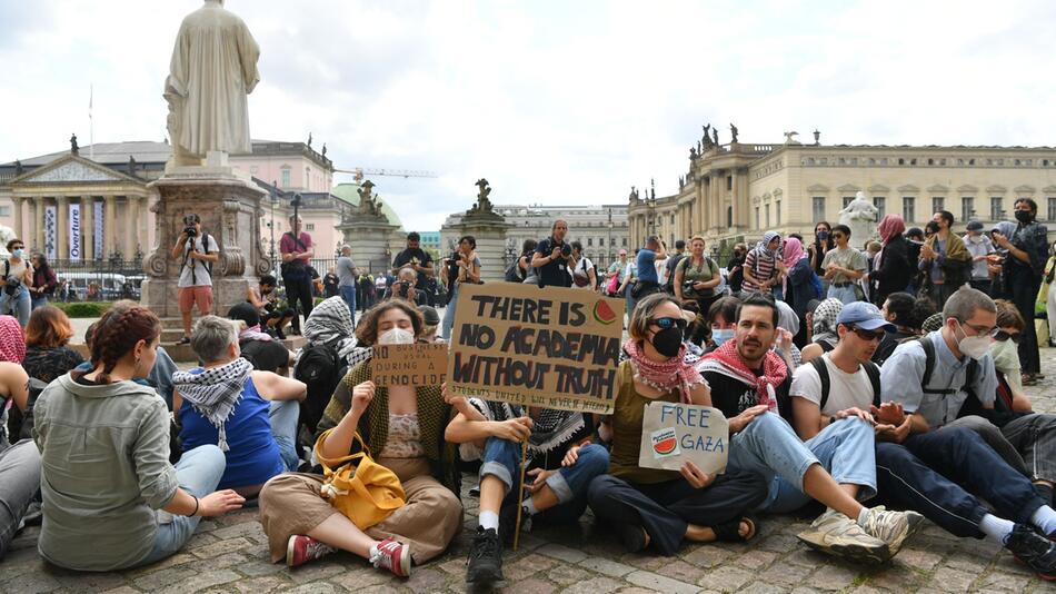 Nahostkonflikt - Protest Humboldt-Universität