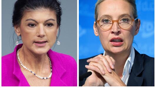 Politikerinnen Wagenknecht und Weidel