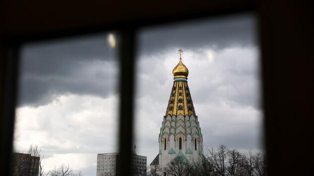 Stürmisches Wetter in Leipzig
