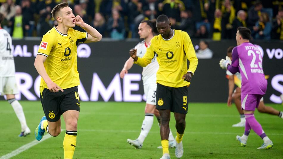 BVB dreht Partie gegen Frankfurt binnen vier Minuten