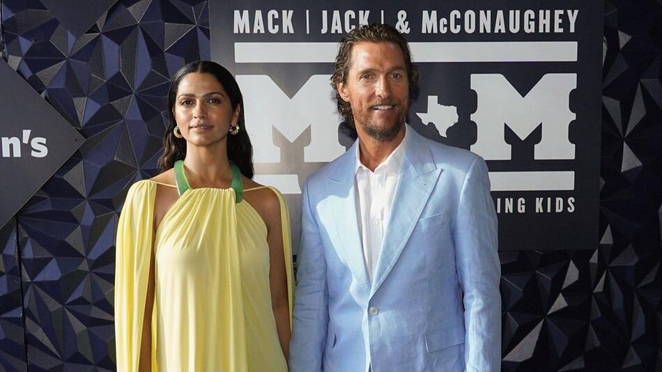 Matthew McConaughey und Camilla Alves