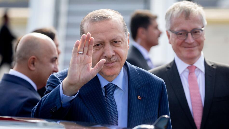 Türkischer Präsident Erdogan in Deutschland