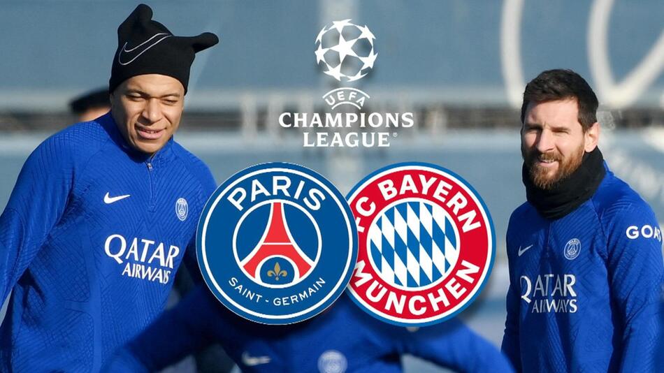 Kylian Mbappe und Lionel Messi freuen sich auf das Duell mit dem FC Bayern München