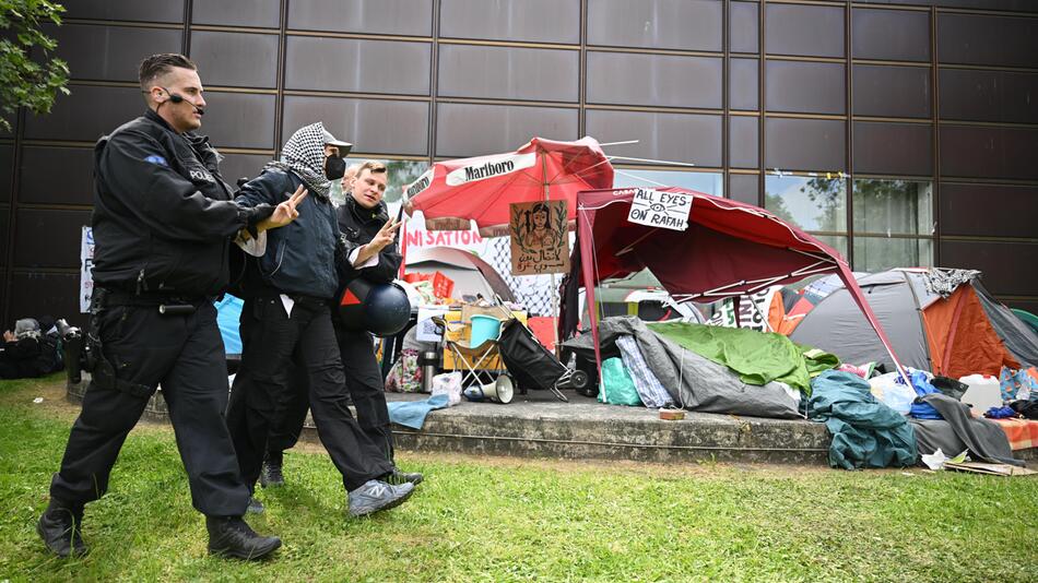 Propalästinensisches Protestcamp FU Berlin