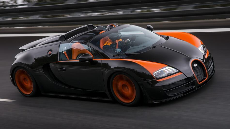 Bugatti Veyron 16.4 Grand Sport Vitessse: Fuhr offen 408,84 km/h - Weltrekord!