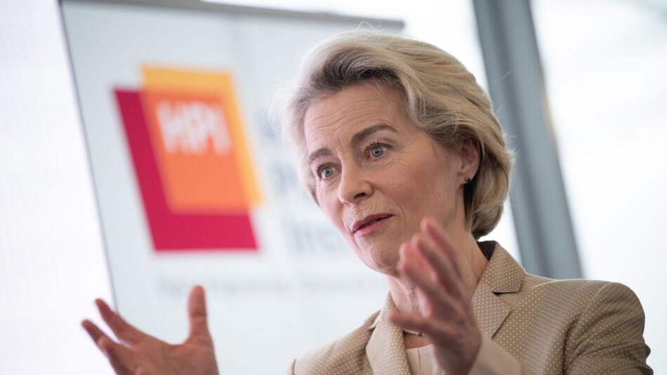 Von der Leyen besucht Hasso-Plattner-Institut