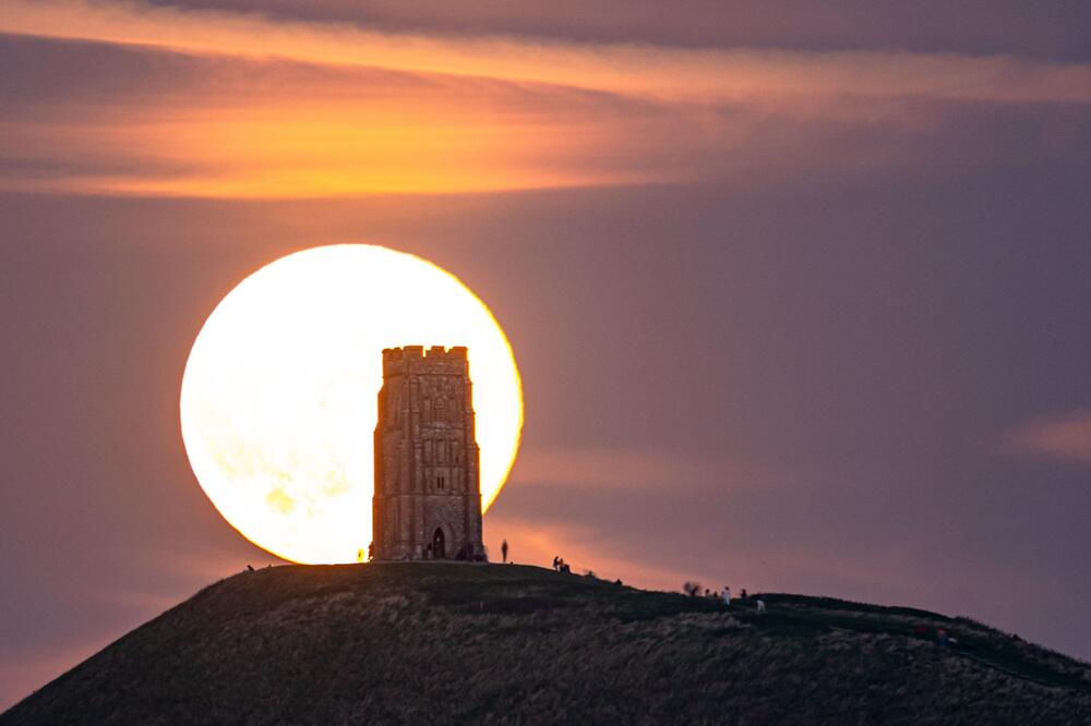 Supermond in Großbritannien