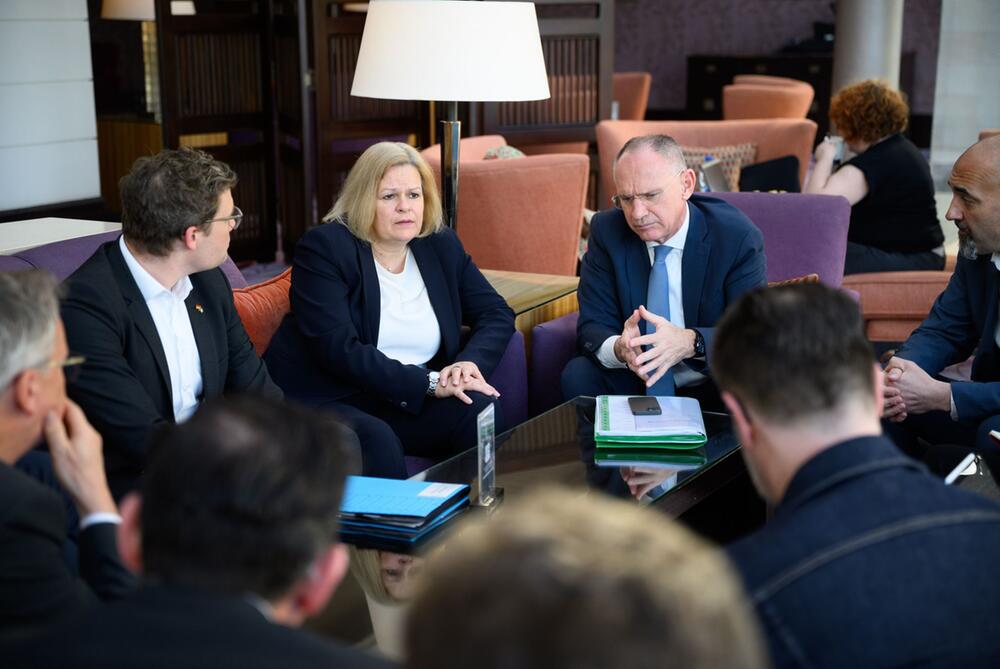 Bundesinnenministerin Faeser in Jordanien