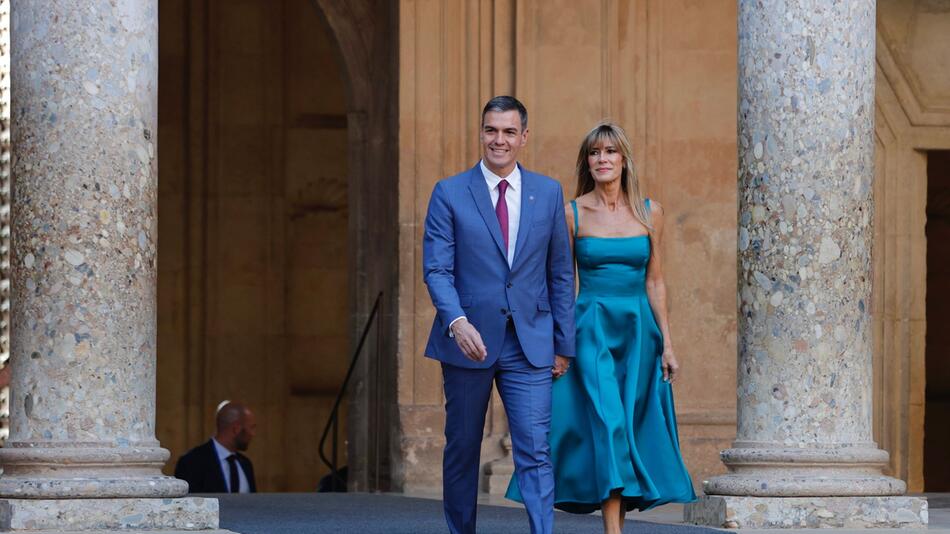 Spaniens Ministerpräsident Sanchez und Ehefrau Begoña Gómez