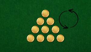 ERNEUT! Schaffen Sie es, das Dreieck auf den Kopf zu stellen?
