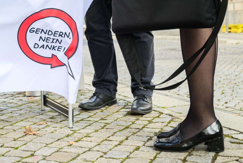 Demo gegen Gendern