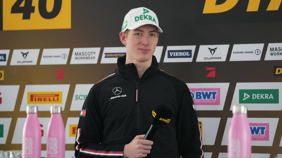 David Schumacher bei den DTM-Testfahrten auf dem Hockenheimring