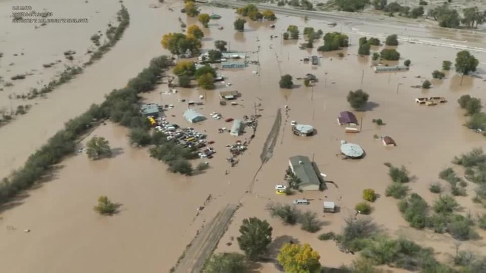New Mexico: Heftige Überflutungen nach extremen Regenfällen 