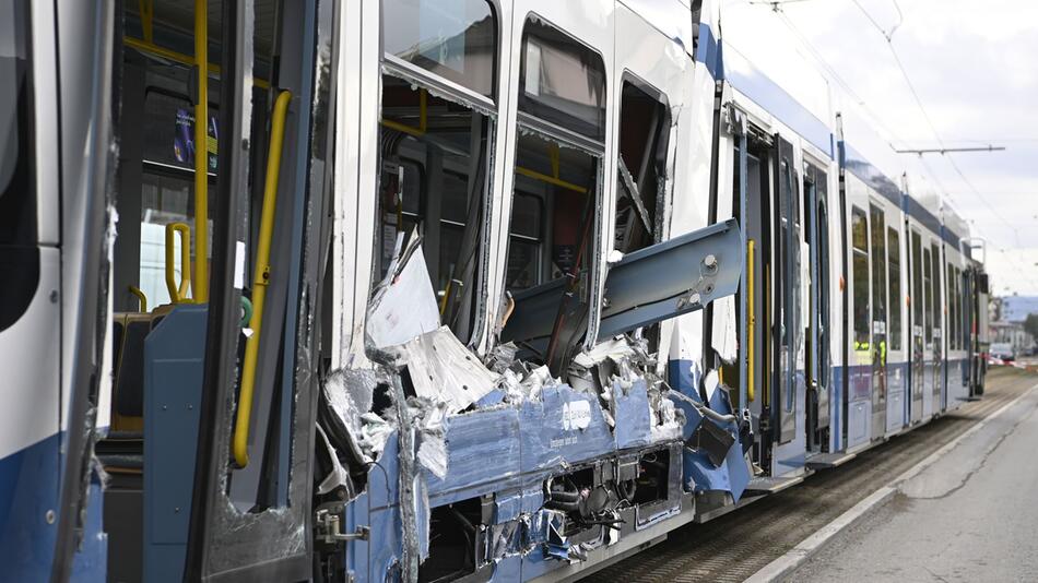 Straßenbahnunfall in Zürich