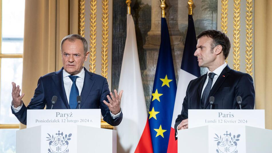 Polens Ministerpräsident Tusk in Frankreich
