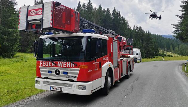 Absturz eines Kleinflugzeugs in Österreich