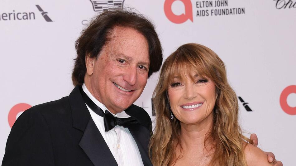 John Zambetti und Jane Seymour auf einem Event im März 2024 in Los Angeles.