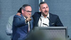 Landesvorsitzender Martin Reichardt und Spitzenkandidat Ulrich Siegmund der AfD