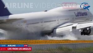 "Holy Moly": Schwierige Landung für Lufthansa-Maschine