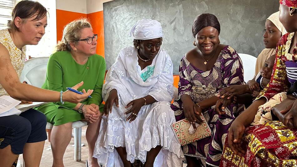 Entwicklungsministerin Schulze in Benin