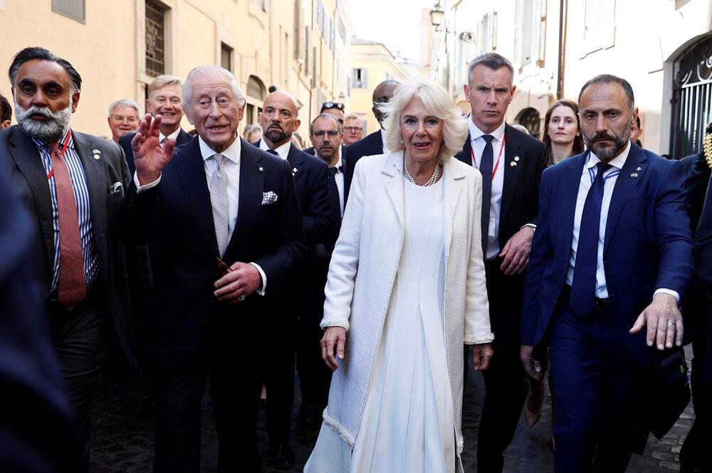 Britisches Königspaar in Italien