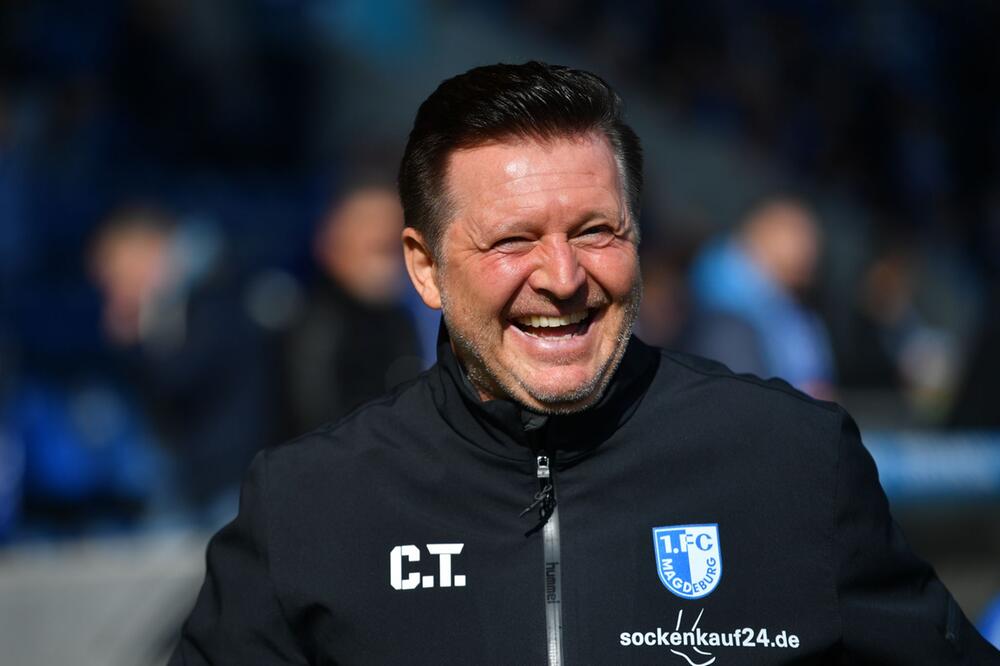 Trainer Christian Titz vom 1. FC Magdeburg