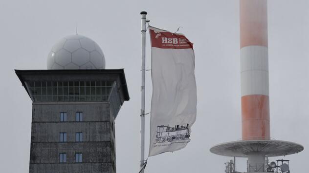 Herbststurm auf dem Brocken