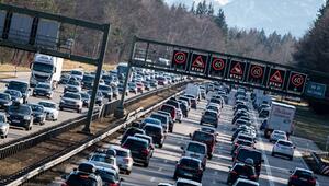 Stau auf der Autobahn