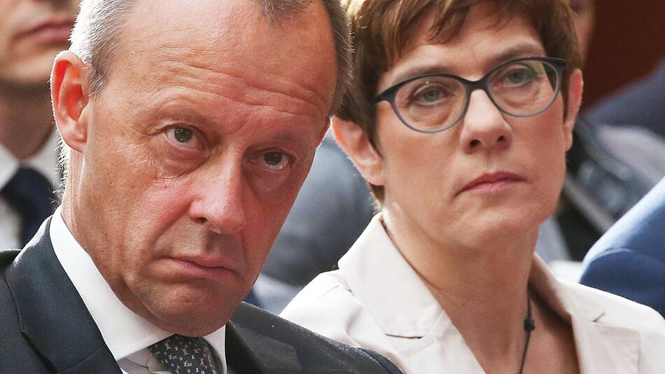 Annegret Kramp-Karrenbauer und Friedrich Merz