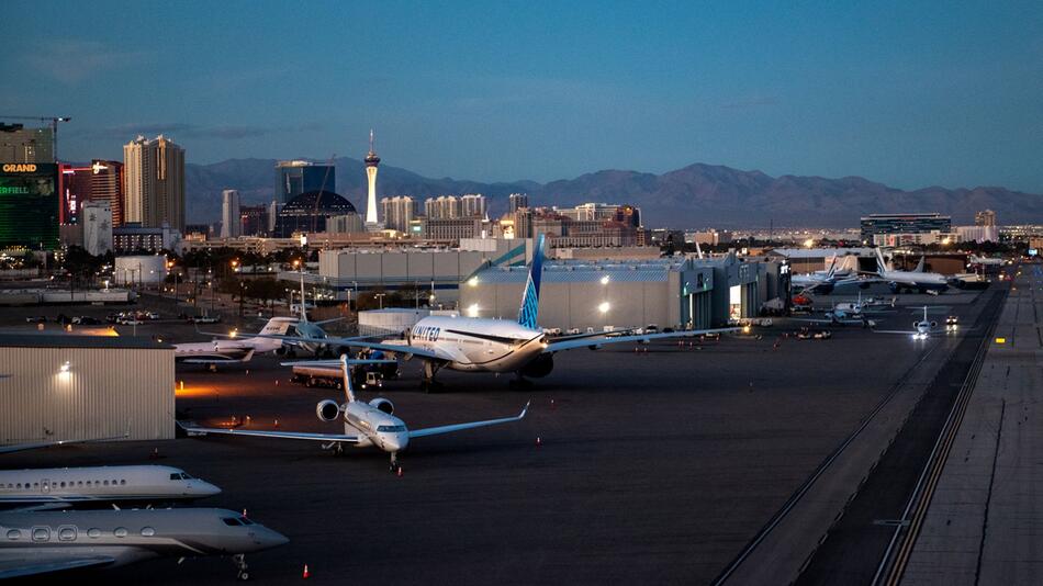 Der internationale Flughafen Harry Reid in Las Vegas