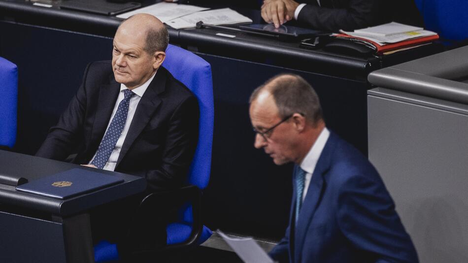 Friedrich Merz und Olaf Scholz