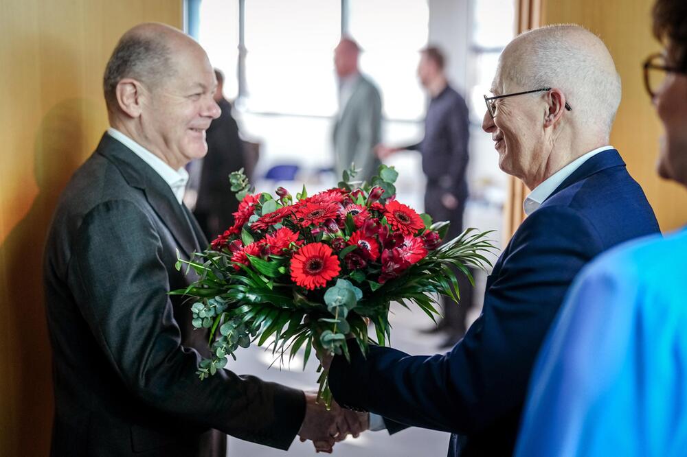 Peter Tschentscher und Olaf Scholz