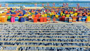 Frachtdock in Nanjing