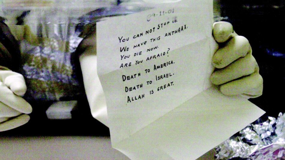 Wie tödliche Anthrax-Briefe die USA in Panik versetzten