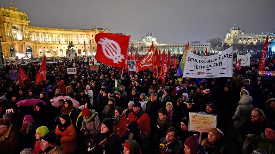 Demonstration in Wien